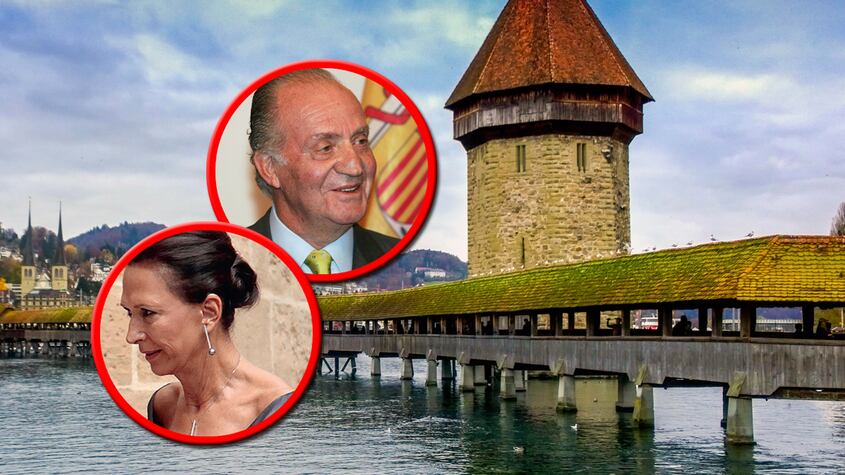 Juan Carlos I y Marta Gayá en Cologny, Suiza