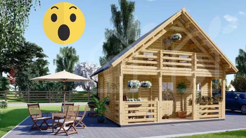 Hermosa casa prefabricada de dos plantas con balcón a apenas 14.000 euros