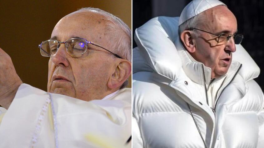 Imágenes virales del Papa Francisco I