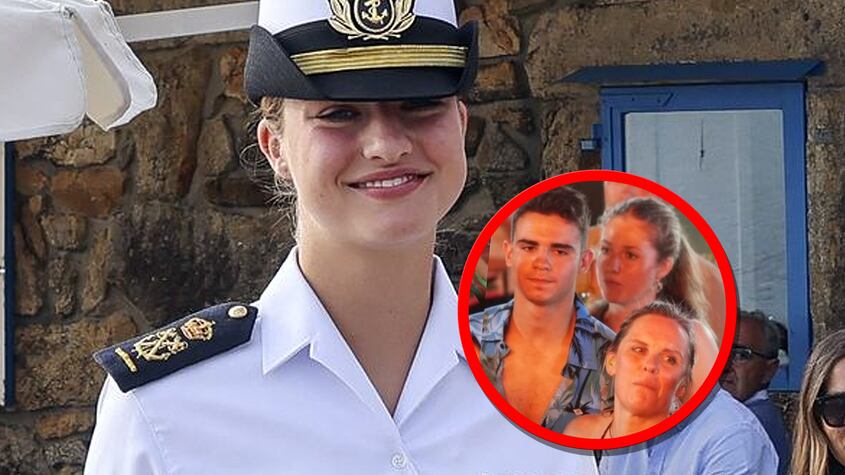 Princesa Leonor y su acompañante en Brasil