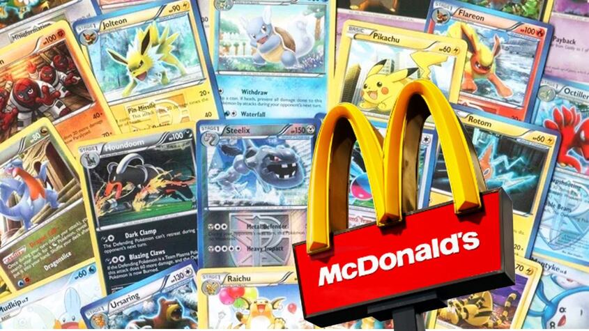 Cartas de Pokémon en McDonalds