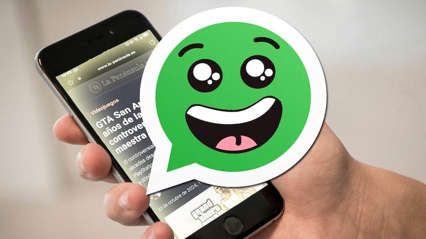 Modo sonrisa en WhatsApp