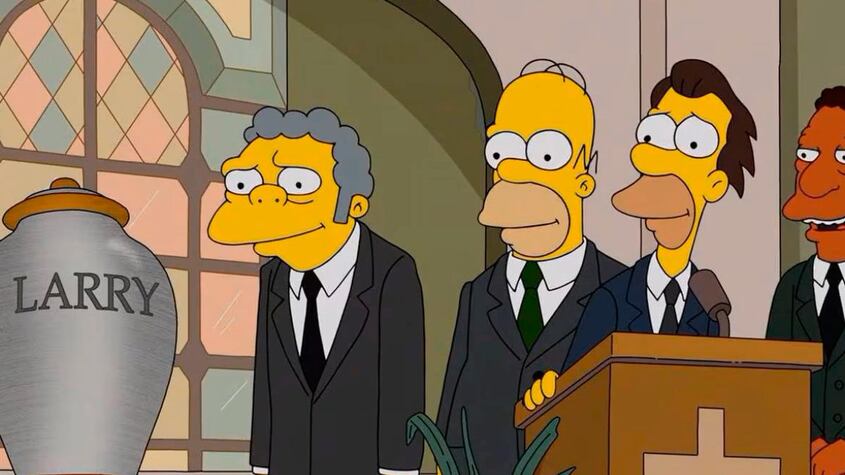 Larry los Simpson.