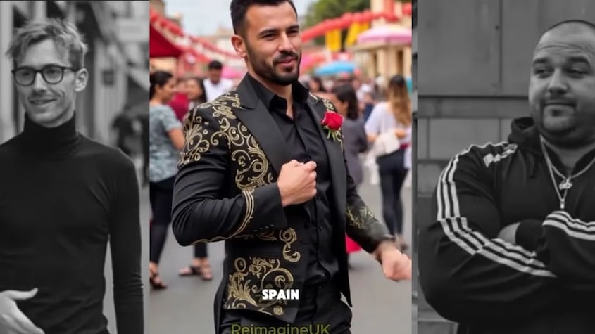 Hombre español según IA