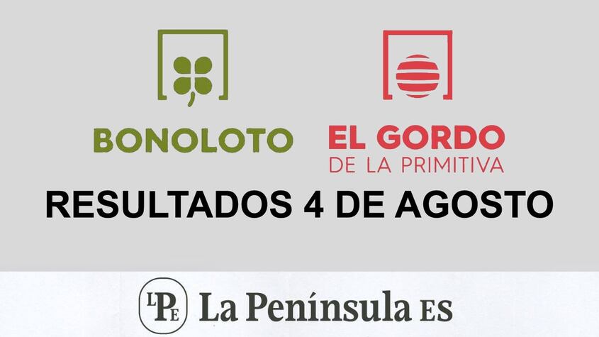 BonoLoto y El Gordo de la Primitiva: Resultados del sorteo del domingo 4 de agosto de 2024