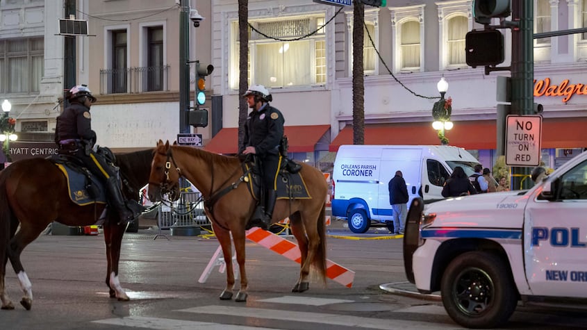 Las calles de Nueva Orleans tras el atentado terrorista del 1 de enero de 2025