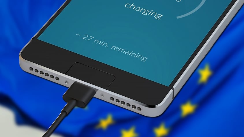 Cargador de móvil universal de la Unión Europea