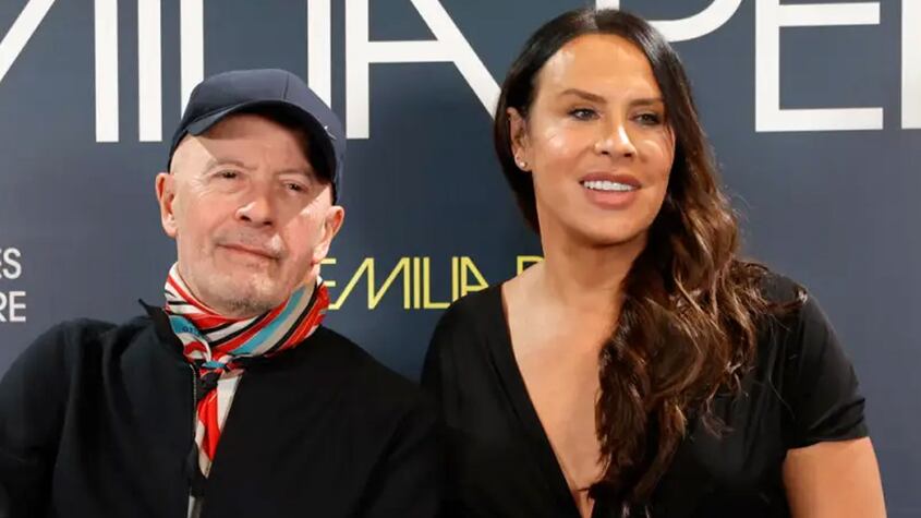 Jacques Audiard y Karla Sofía Gascón, director y protagonista de Emilia Perez respectivamente