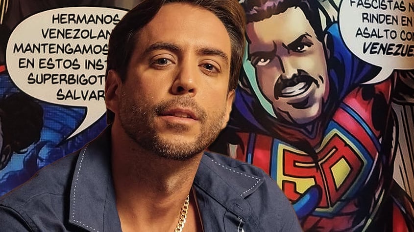 Jordi Wild aparece en el comic Super Bigote de Nicolás Maduro