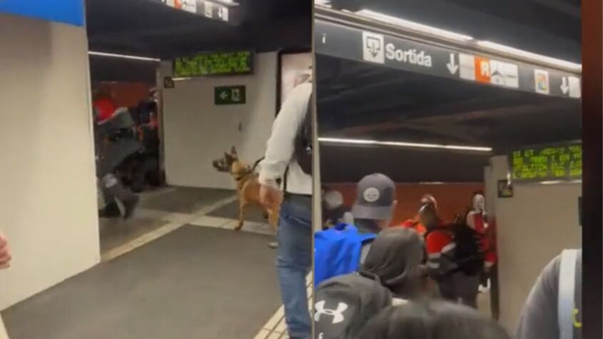 Agreden a puñetazos a tres vigilantes del Metro de Barcelona; exigen seguridad