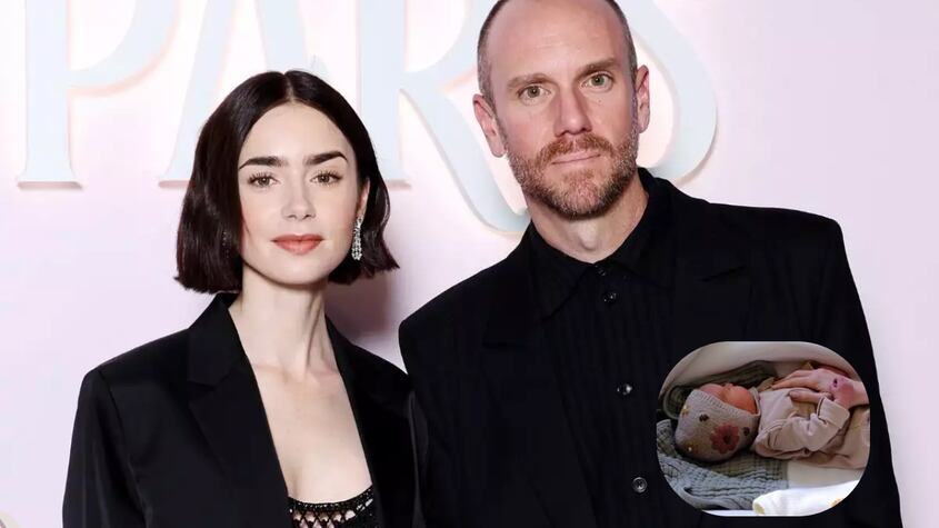 Lily Collins es madre por primera vez a través de una subrrogación de vientre