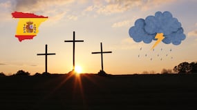 Semana Santa 2025: Comienza pasada por agua por culpa de la borrasca Olivier
