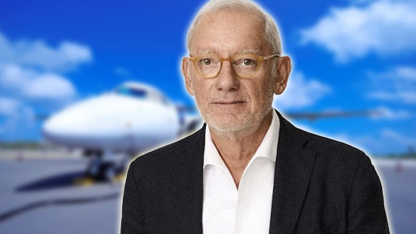 Isak Andic y su avión privado