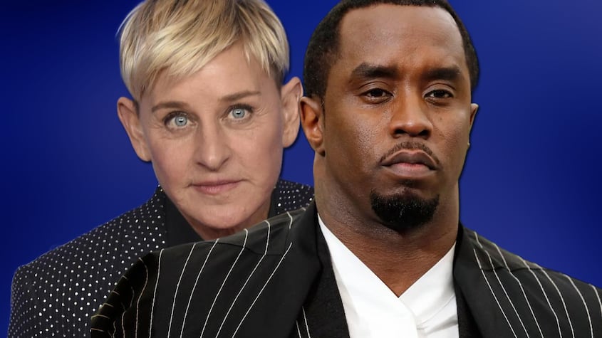 Sean Combs (Diddy) y Ellen DeGeneres