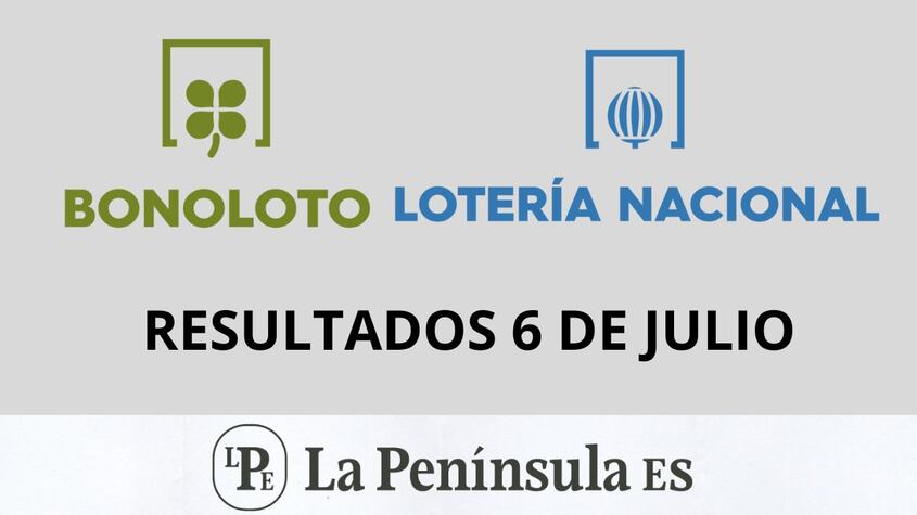 Bonoloto y Lotería Nacional: Resultados del sorteo del sábado, 6 de julio de 2024